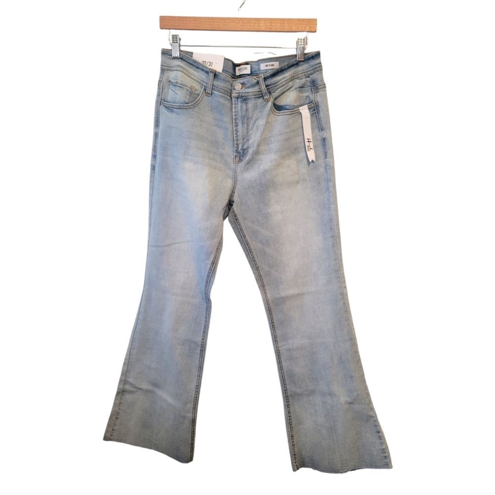 Kensie The Flare Jeans High Rise Size 12/31 NWT